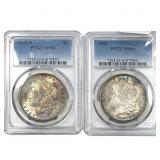 [2] 1900-1902 Morgan Silver Dollar PCGS MS63