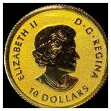 2020 Canada 1/4oz Gold $10 Proof