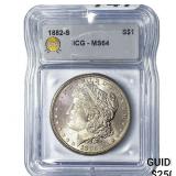 1882-S Morgan Silver Dollar ICG MS64