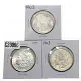 [3] 1902-1903 Morgan Silver Dollar