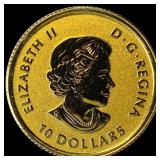 2020 Canada 1/4oz Gold $10 Proof