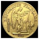 1848A France Gold 20 Franc