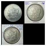 [3] 1884-1885 Morgan Silver Dollar