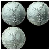 [3] 2013-2015 Mexico 1oz Silver Libertad