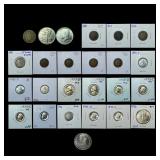 1859-1975 U.S., Canadian & Mexican Coin Lot