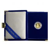 1992 U.S. Mint 1/10oz Gold $5 American Eagle W/Box