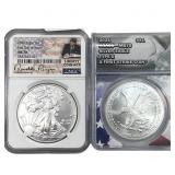 [2] 2020-2021 Silver Eagle NGC/ANACS MS70