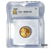 1928 Wheat Cent ICG MS66 RD