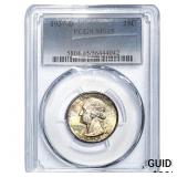 1937-D Washington Silver Quarter PCGS MS65