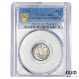 1860 Seated Liberty Dime PCGS MS64 F-106 DDO