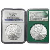 [2] 2010-2021 Silver Eagle NGC MS70