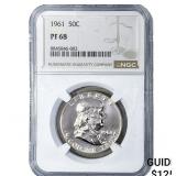 1961 Franklin Half Dollar NGC PF68