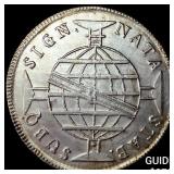 1815 Brazil Silver 960 Reis CHOICE AU