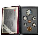 [7] 1995 Royal Canadian Mint Proof Set 1C-$1 W/Box