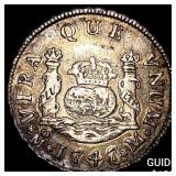 1747 Colonial Spain Silver 2 Reales CHOICE AU