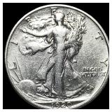 1920-S Silver Walking Liberty Half Dollar  CHOICE