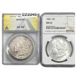 [2] 1886-1878 Morgan Silver Dollar NGC/ANACS