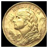 1927 France Gold 20 Franc