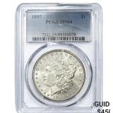 1897 Morgan Silver Dollar PCGS MS64
