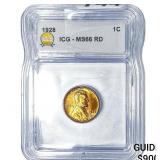 1928 Wheat Cent ICG MS66 RD