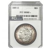1897-O Morgan Silver Dollar PCI MS63+
