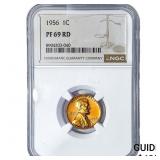 1956 Wheat Cent NGC PF69 RD