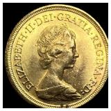 1974 Great Britain 1/4oz Gold Sovereign