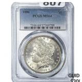 1886 Morgan Silver Dollar PCGS MS64