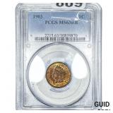 1903 Indian Head Cent PCGS MS63 RB