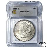 1899-O Morgan Silver Dollar ICG MS64