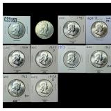 [10] 1951-1963 Franklin Half Dollar