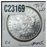 1880-CC Morgan Silver Dollar VAM 5