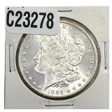 1884-CC Morgan Silver Dollar