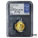 2017 $10 Gold American Eagle 1/4oz NGC MS70