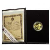 1996 RCM Proof 1/4oz Gold $100 W/Box
