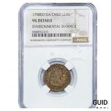 1798-SO Colonial Spain Silver 1 Real NGC VG Detail