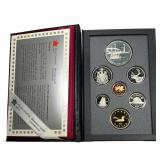 [7] 1991 Royal Canadian Mint Proof Set 1C-$1 W/Box