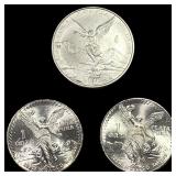 [3] 1928-2015 Mexico 1oz Silver Libertad