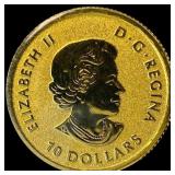 2020 Canada 1/4oz Gold $10 Proof