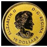 2020 Canada 1/4oz Gold $10 Proof