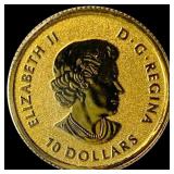 2020 Canada 1/4oz Gold $10 Proof