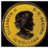 2020 Canada 1/4oz Gold $10 Proof