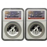 [2]2010P Australia 1oz Silver Dollar-Kangaroo HR