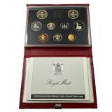 [9] 1989 British Royal Mint Proof Coin Set W/Box