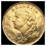 1935 France Gold 20 Franc