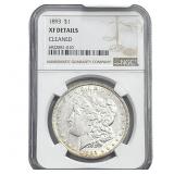 1893 Morgan Silver Dollar NGC XF Details