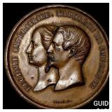 1855 France, Paris Exposition Comem. Medal CHOICE