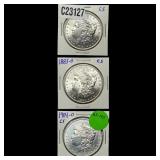 [3] 1881-1904 Morgan Silver Dollar
