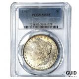 1897 Morgan Silver Dollar PCGS MS65