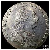 1787 Great Britain George III Silver 6 Pence CHOIC